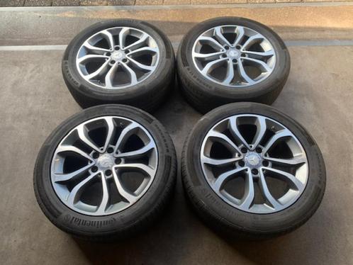 MB C KLASSE W205 VITO VELGEN BREEDSET + BANDEN 225 50 R17, Auto-onderdelen, Banden en Velgen, Banden en Velgen, 17 inch, 225 mm