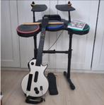 WII drumstel, gitaar en spel de Naked Brothers band, Ophalen, Muziek, Gebruikt, 1 speler
