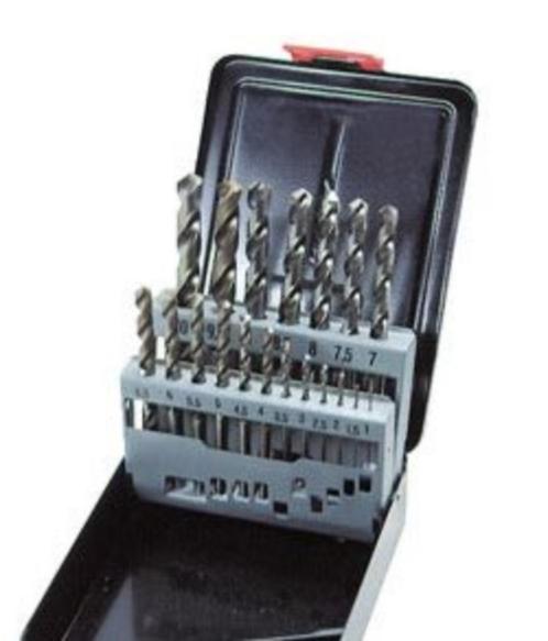 Set 19 HSS kobalt boren metaalboren voor rvs gietijzer, Doe-het-zelf en Verbouw, Metalen, Nieuw, IJzer, Ophalen