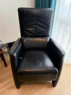 Leren Relaxstoel met Voetensteun, Huis en Inrichting, Fauteuils, Ophalen, Gebruikt, Relax stoel, 50 tot 75 cm