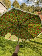 Retro paraplu, Ophalen of Verzenden, Zo goed als nieuw, Groen