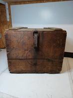 Antieke transportkist A. de Haan Amsterdam / 417, Antiek en Kunst, Ophalen of Verzenden