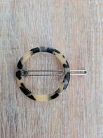 Nieuw! Haarspeld rond panter print beige/zwart, Ophalen of Verzenden, Nieuw, Haarspeld