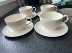 Wedgwood Windsor Soepkommen met Schotels (4), Huis en Inrichting, Keuken | Servies, Ophalen of Verzenden, Zo goed als nieuw, Wedgwood
