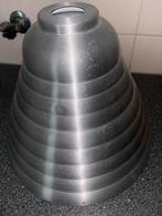 Metalen Lampenkap - Grijs, 25 tot 50 cm, Ophalen of Verzenden, Zo goed als nieuw, Grijs