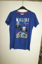 T-shirt mt 128 (malibu) m.k.m. blauw ZN, Ophalen of Verzenden, Zo goed als nieuw, Jongen, Shirt of Longsleeve