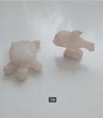 Witte jade schildpad en vis, Verzenden, Mineraal