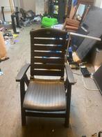 3 Blauwe Hartman Tuinstoelen €50 samen, Tuin en Terras, Ophalen of Verzenden, Gebruikt, Kunststof, Inklapbaar