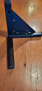 Zwart gecoate stalen Bankpoten, Ophalen of Verzenden, Zo goed als nieuw, Metaal, Minder dan 150 cm