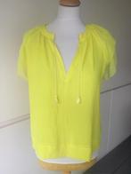 Marccain,Marc Cain gele blouse maat 2 (36/38), Geel, Ophalen of Verzenden, Zo goed als nieuw, Maat 36 (S)