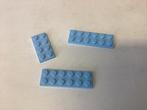 Lego plaat 2x4 en 2x6 licht blauw, Ophalen of Verzenden, Gebruikt, Losse stenen, Lego