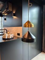 Vij5 Lloop hanglampen meerdere stuks zwart en messing, Huis en Inrichting, Lampen | Plafondlampen, Waterstad 23, Zo goed als nieuw