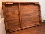 Eettafel van Massief en onbehandeld  Teak hout, Huis en Inrichting, Tafels | Eettafels, Ophalen, 100 tot 150 cm, Klassiek, Teakhout