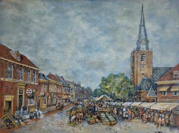 BC van Ettinger schilderij Wateringen  beschikbaar voor biedingen