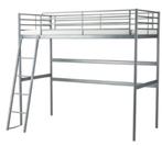 Hoogslaper IKEA svarta, Huis en Inrichting, Slaapkamer | Stapelbedden en Hoogslapers, Ophalen, Eenpersoons, Minder dan 160 cm