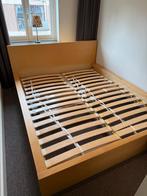 Tweepersoon bed Ikea Malm, Huis en Inrichting, Slaapkamer | Bedden, Ophalen, Verstelbaar, Overige kleuren, Tweepersoons