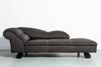 Stijlvolle zwarte sofa uit de fifties, 150 tot 200 cm, Gebruikt, 75 tot 100 cm, Hout