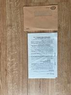 OUDE FOLDER EN ENVELOP PSV 81-82 INFO SEIZOENSKAART, Verzamelen, Ophalen of Verzenden, Zo goed als nieuw, PSV, Overige typen