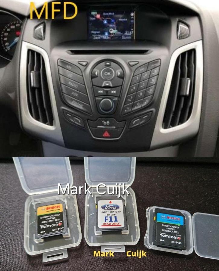 Ford navigatie, 2024 MFD MCA FX SYNC 2 F12 SD Kaart Europa, Computers en Software, Navigatiesoftware, Nieuw, Landkaarten, Heel Europa