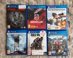 6 Playstation 4 spellen PS4, Spelcomputers en Games, Games | Sony PlayStation 4, Shooter, 1 speler, Ophalen of Verzenden, Zo goed als nieuw