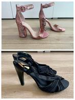 Roze sequins feestelijke schoenen & Zara satijnen slingbacks, Ophalen, Zara & Faith, Zo goed als nieuw, Schoenen met hoge hakken