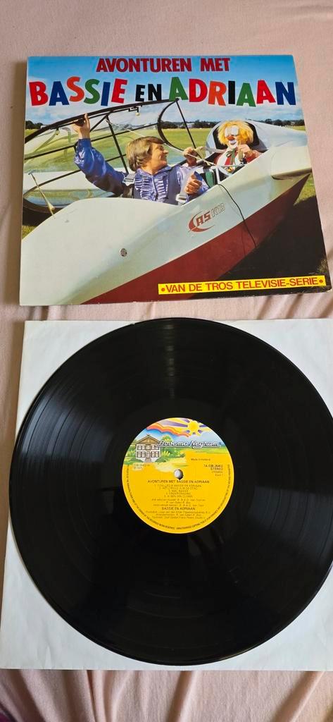 Bassie en Adriaan LP - Avonturen, Cd's en Dvd's, Vinyl | Kinderen en Jeugd, Zo goed als nieuw, Ophalen of Verzenden