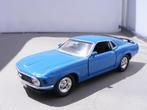 1970 ford mustang boss welly 49767 1/39 pull back, Ophalen of Verzenden, Zo goed als nieuw, Auto