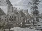 gravure plassende man in Winsum Friesland, Bendorp 1793, Antiek en Kunst, Kunst | Etsen en Gravures, Verzenden