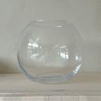 Glazen bolvaas vaas bol rond glas 16cm bowl, Overige kleuren, Ophalen of Verzenden, Minder dan 50 cm, Glas