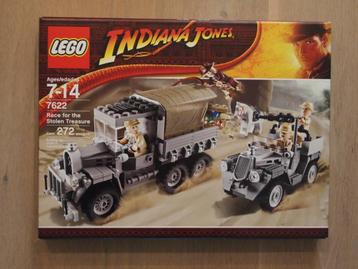 Indiana Jones Lego 7622, Nieuw, Race for the Stolen Treasure beschikbaar voor biedingen