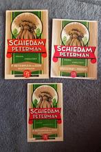 Set van 3 Jenever etiketten Peterman Schiedam  Rotterdam, Ophalen of Verzenden, Zo goed als nieuw, Gebruiksvoorwerp
