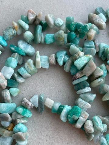 Amazoniet Chip Kralen - Mintgroen - 50 stuks beschikbaar voor biedingen