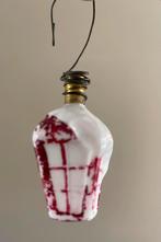 1930 antiek melkglas lamp (ornament) lantaarn, Diversen, Kerst, Ophalen, Gebruikt