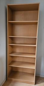 Beuken fineer boekenkast, Ophalen, Met plank(en), Gebruikt, 50 tot 100 cm