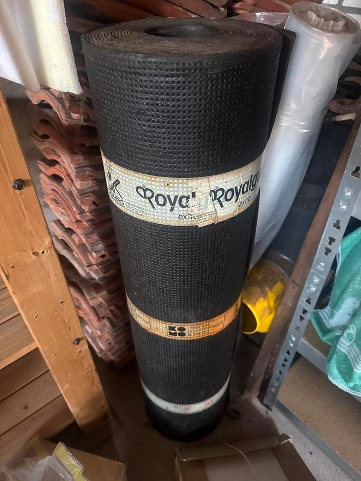 Dakleer Royal Extra - Zwart, Doe-het-zelf en Verbouw, Dakpannen en Dakbedekking, Gebruikt, Dakleer, Overige materialen, Zwart