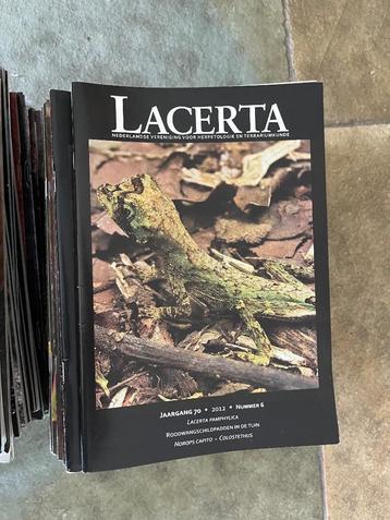 Collectie tijdschriften Lacerta 1994-2012 beschikbaar voor biedingen