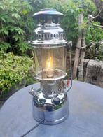 lamp 220v gemaakt van oliedruklamp, Tafellamp, Gebruikt, Ophalen of Verzenden, Glas