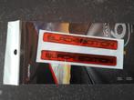 2x 3D sticker Black edition rood of 10,5 cm lang, Ophalen of Verzenden