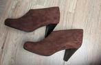 Cognackleur suede (lederen) pumps. Maat: 33. Nieuwstaat!, Stravers, Bruin, Ophalen of Verzenden, Zo goed als nieuw