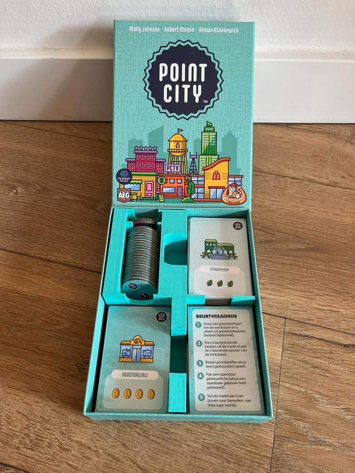 3d printed insert Point City, Hobby en Vrije tijd, Gezelschapsspellen | Bordspellen, Nieuw, Ophalen of Verzenden