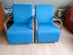 Set zeer nette buisframe fauteuils bezorging is mogelijk, Ophalen of Verzenden, Zo goed als nieuw, 75 tot 100 cm, 50 tot 75 cm
