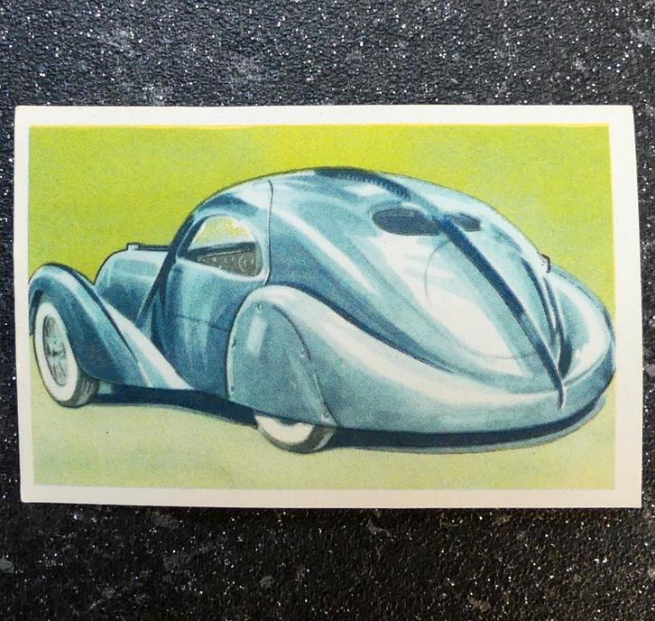 Bugatti Sport auto album plaatje Haust autoplaatje sportauto, Hobby en Vrije tijd, Stickers en Plaatjes, Gebruikt, Plaatje, Ophalen of Verzenden