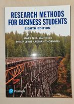 Research methods for business students, Ophalen of Verzenden, Saunders, Lewis and Thornhill, Beta, WO