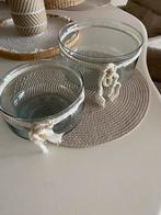 Glazen schalen met Touw - Set van 2, Ophalen