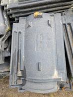 Gebr. Teeuwen dakpannen incl. nok- en gevelpannen, Ophalen, Gebruikt, Steen of Klei, Zwart