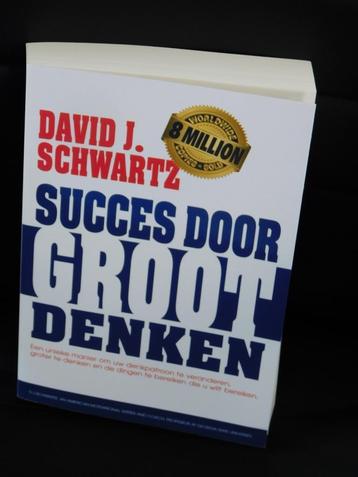 SUCCES DOOR GROOT DENKEN.David J.Schwartz.NIEUWSTAAT.Fraai! beschikbaar voor biedingen