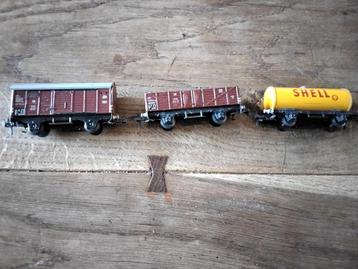  Fleischmann  wagons  3 stuks in 1koop beschikbaar voor biedingen