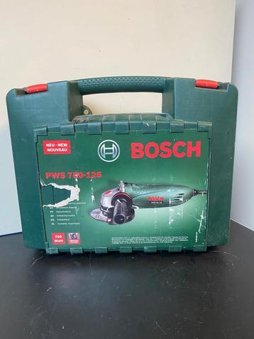 Bosch haakse slijper PWS 750-125 beschikbaar voor biedingen