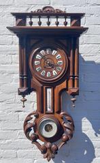antieke Franse klok met barometer