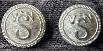 Knopen uniform  VNS zilver kleur  later Nedlloyd  Rotterdam  beschikbaar voor biedingen